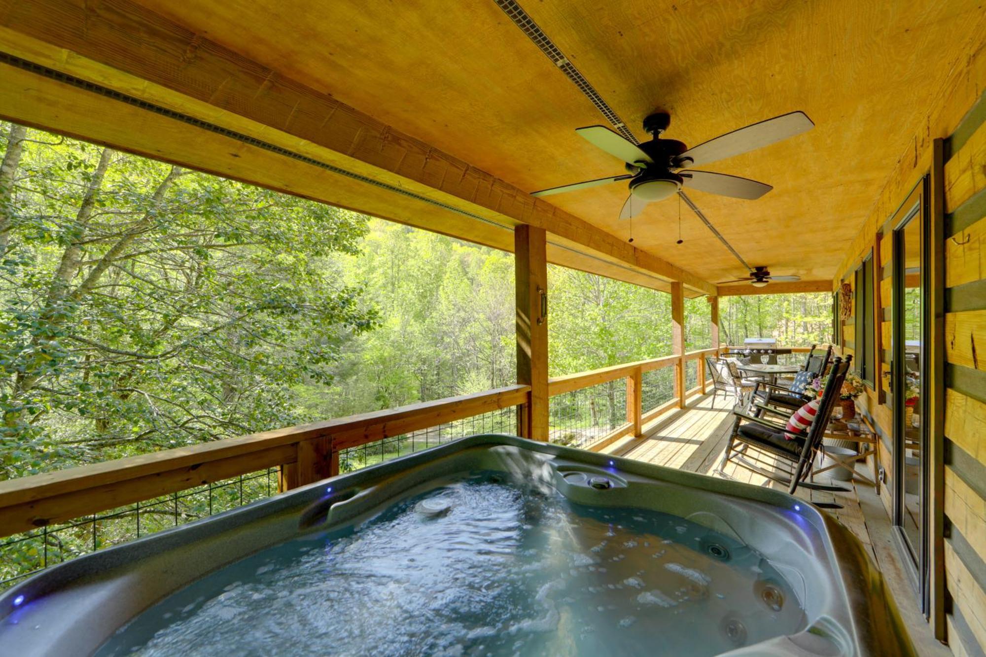 North Carolina Cabin - Hot Tub, Near Coopers Creek Bryson City Eksteriør billede
