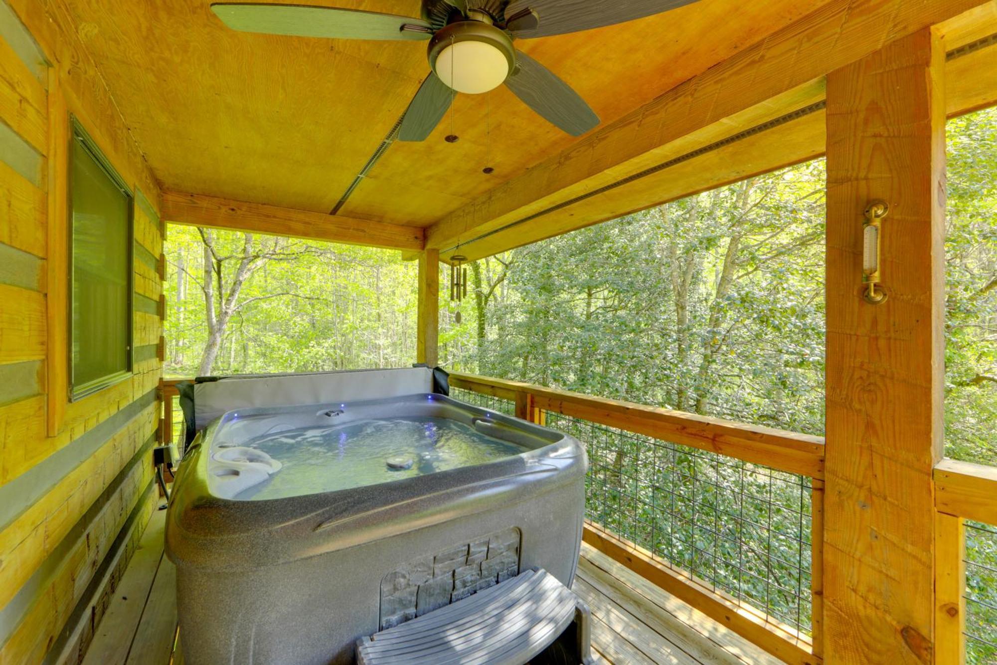 North Carolina Cabin - Hot Tub, Near Coopers Creek Bryson City Eksteriør billede