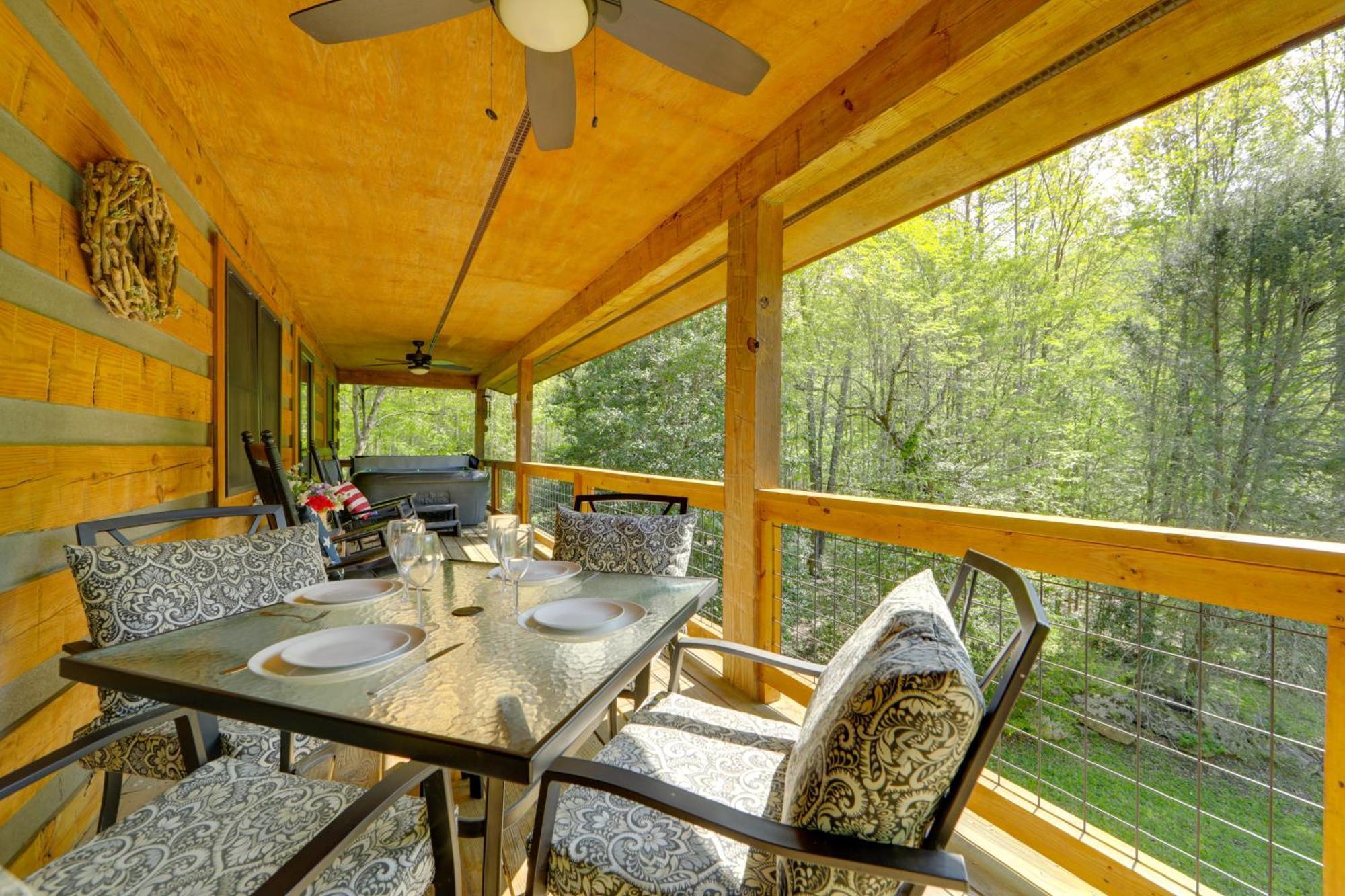North Carolina Cabin - Hot Tub, Near Coopers Creek Bryson City Eksteriør billede